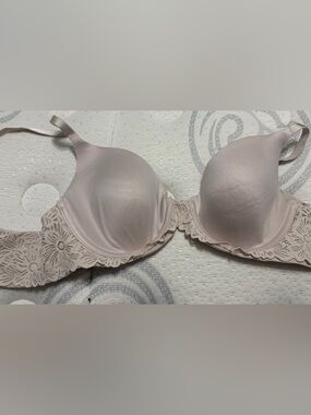 aerie Lace-Trim Padded T-Shirt Bra